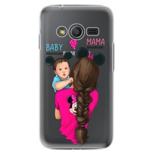 Plastové puzdro iSaprio - Mama Mouse Brunette and Boy - Samsung Galaxy Trend 2 Lite vyobraziť