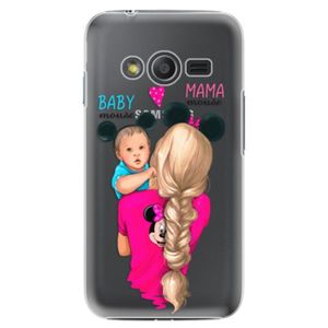 Plastové puzdro iSaprio - Mama Mouse Blonde and Boy - Samsung Galaxy Trend 2 Lite vyobraziť