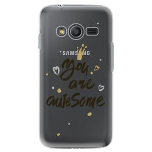 Plastové puzdro iSaprio - You Are Awesome - black - Samsung Galaxy Trend 2 Lite vyobraziť
