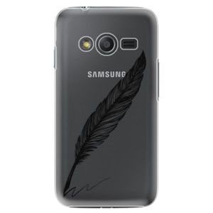 Plastové puzdro iSaprio - Writing By Feather - black - Samsung Galaxy Trend 2 Lite vyobraziť