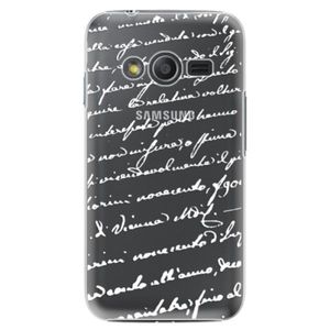Plastové puzdro iSaprio - Handwriting 01 - white - Samsung Galaxy Trend 2 Lite vyobraziť