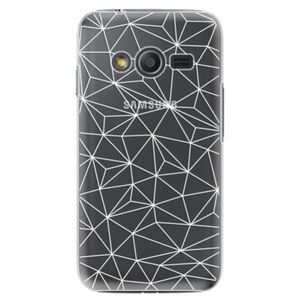 Plastové puzdro iSaprio - Abstract Triangles 03 - white - Samsung Galaxy Trend 2 Lite vyobraziť