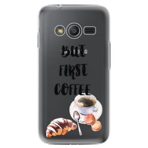 Plastové puzdro iSaprio - First Coffee - Samsung Galaxy Trend 2 Lite vyobraziť