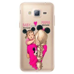 Plastové puzdro iSaprio - Mama Mouse Blond and Girl - Samsung Galaxy J3 2016 vyobraziť