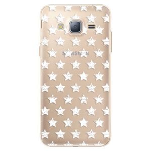 Plastové puzdro iSaprio - Stars Pattern - white - Samsung Galaxy J3 2016 vyobraziť