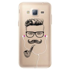 Plastové puzdro iSaprio - Man With Headphones 01 - Samsung Galaxy J3 2016 vyobraziť