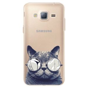 Plastové puzdro iSaprio - Crazy Cat 01 - Samsung Galaxy J3 2016 vyobraziť