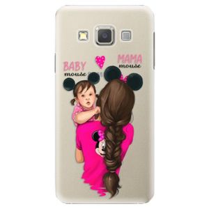 Plastové puzdro iSaprio - Mama Mouse Brunette and Girl - Samsung Galaxy A7 vyobraziť