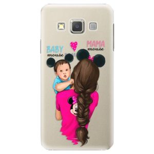 Plastové puzdro iSaprio - Mama Mouse Brunette and Boy - Samsung Galaxy A7 vyobraziť