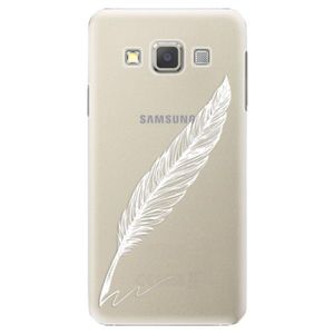 Plastové puzdro iSaprio - Writing By Feather - white - Samsung Galaxy A7 vyobraziť