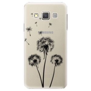 Plastové puzdro iSaprio - Three Dandelions - black - Samsung Galaxy A7 vyobraziť