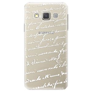 Plastové puzdro iSaprio - Handwriting 01 - white - Samsung Galaxy A7 vyobraziť