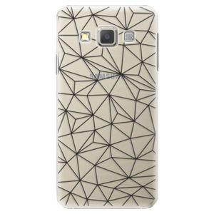 Plastové puzdro iSaprio - Abstract Triangles 03 - black - Samsung Galaxy A7 vyobraziť