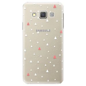 Plastové puzdro iSaprio - Abstract Triangles 02 - white - Samsung Galaxy A7 vyobraziť