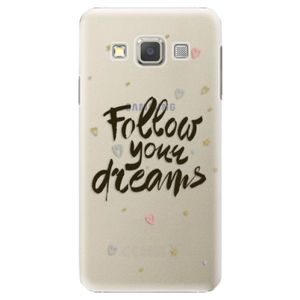 Plastové puzdro iSaprio - Follow Your Dreams - black - Samsung Galaxy A7 vyobraziť