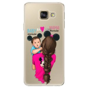Plastové puzdro iSaprio - Mama Mouse Brunette and Boy - Samsung Galaxy A5 2016 vyobraziť