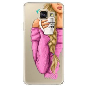 Plastové puzdro iSaprio - My Coffe and Blond Girl - Samsung Galaxy A5 2016 vyobraziť