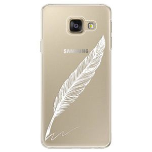 Plastové puzdro iSaprio - Writing By Feather - white - Samsung Galaxy A5 2016 vyobraziť