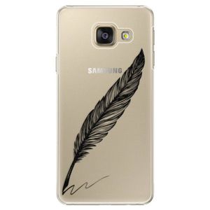Plastové puzdro iSaprio - Writing By Feather - black - Samsung Galaxy A5 2016 vyobraziť