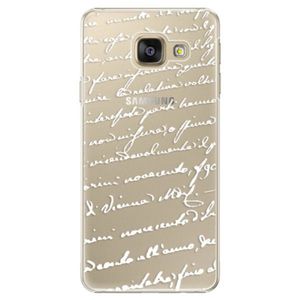 Plastové puzdro iSaprio - Handwriting 01 - white - Samsung Galaxy A5 2016 vyobraziť