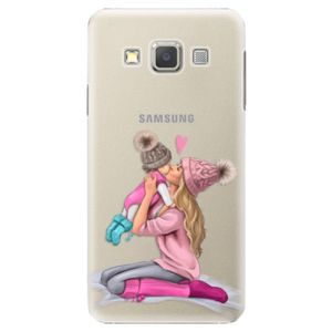 Plastové puzdro iSaprio - Kissing Mom - Blond and Girl - Samsung Galaxy A5 vyobraziť