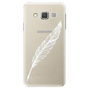 Plastové puzdro iSaprio - Writing By Feather - white - Samsung Galaxy A5 vyobraziť