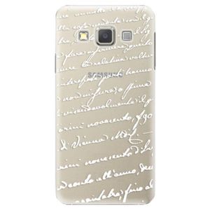 Plastové puzdro iSaprio - Handwriting 01 - white - Samsung Galaxy A5 vyobraziť