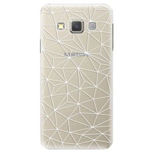 Plastové puzdro iSaprio - Abstract Triangles 03 - white - Samsung Galaxy A5 vyobraziť