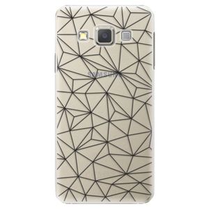 Plastové puzdro iSaprio - Abstract Triangles 03 - black - Samsung Galaxy A5 vyobraziť