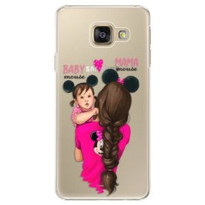 Plastové puzdro iSaprio - Mama Mouse Brunette and Girl - Samsung Galaxy A3 2016 vyobraziť