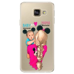 Plastové puzdro iSaprio - Mama Mouse Blonde and Boy - Samsung Galaxy A3 2016 vyobraziť