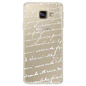 Plastové puzdro iSaprio - Handwriting 01 - white - Samsung Galaxy A3 2016 vyobraziť
