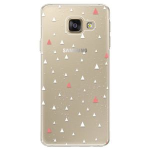 Plastové puzdro iSaprio - Abstract Triangles 02 - white - Samsung Galaxy A3 2016 vyobraziť