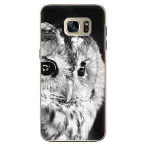 Plastové puzdro iSaprio - BW Owl - Samsung Galaxy S7 Edge vyobraziť