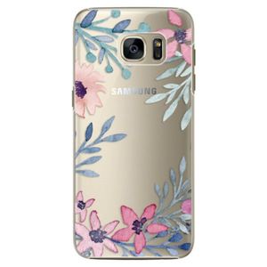 Plastové puzdro iSaprio - Leaves and Flowers - Samsung Galaxy S7 Edge vyobraziť