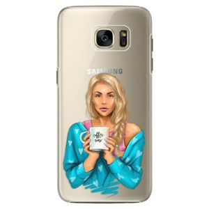 Plastové puzdro iSaprio - Coffe Now - Blond - Samsung Galaxy S7 Edge vyobraziť