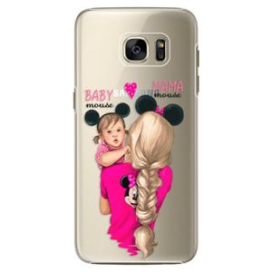 Plastové puzdro iSaprio - Mama Mouse Blond and Girl - Samsung Galaxy S7 Edge vyobraziť