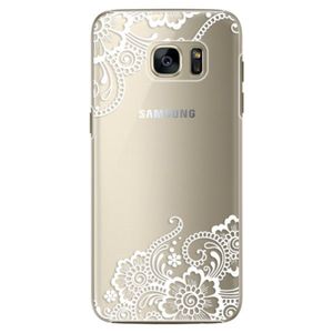 Plastové puzdro iSaprio - White Lace 02 - Samsung Galaxy S7 Edge vyobraziť
