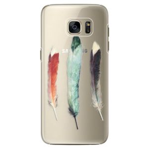 Plastové puzdro iSaprio - Three Feathers - Samsung Galaxy S7 Edge vyobraziť