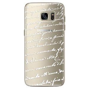 Plastové puzdro iSaprio - Handwriting 01 - white - Samsung Galaxy S7 Edge vyobraziť