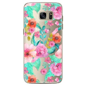 Plastové puzdro iSaprio - Flower Pattern 01 - Samsung Galaxy S7 Edge vyobraziť