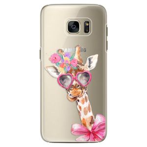 Plastové puzdro iSaprio - Lady Giraffe - Samsung Galaxy S7 Edge vyobraziť