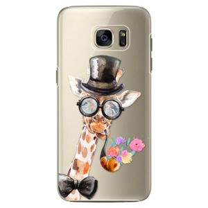 Plastové puzdro iSaprio - Sir Giraffe - Samsung Galaxy S7 Edge vyobraziť