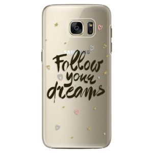 Plastové puzdro iSaprio - Follow Your Dreams - black - Samsung Galaxy S7 Edge vyobraziť