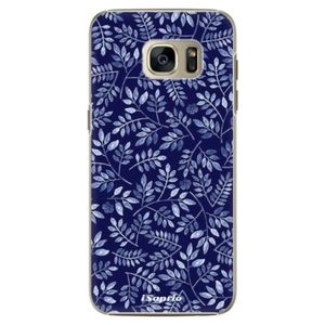 Plastové puzdro iSaprio - Blue Leaves 05 - Samsung Galaxy S7 Edge vyobraziť