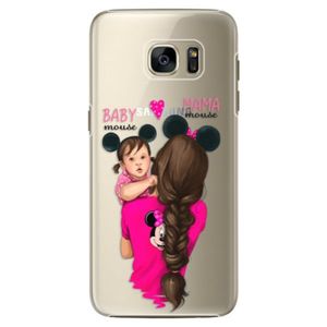 Plastové puzdro iSaprio - Mama Mouse Brunette and Girl - Samsung Galaxy S7 vyobraziť