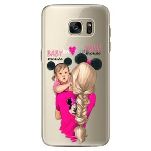 Plastové puzdro iSaprio - Mama Mouse Blond and Girl - Samsung Galaxy S7 vyobraziť