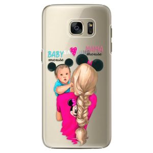 Plastové puzdro iSaprio - Mama Mouse Blonde and Boy - Samsung Galaxy S7 vyobraziť