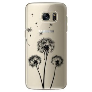 Plastové puzdro iSaprio - Three Dandelions - black - Samsung Galaxy S7 vyobraziť