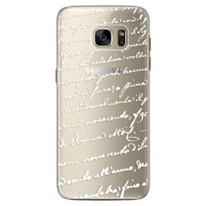 Plastové puzdro iSaprio - Handwriting 01 - white - Samsung Galaxy S7 vyobraziť